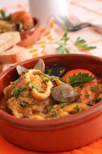 La zarzuela spagnola zuppa di pesce